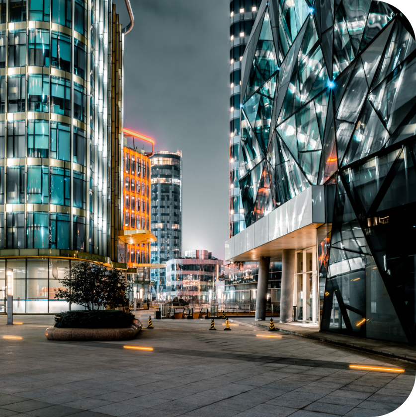 Modern commercial office building